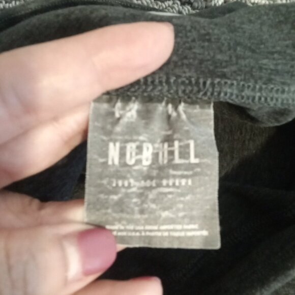 NOBULL Gray Leggings Stretchy Cropped Gym Runing - Picture 5 of 9